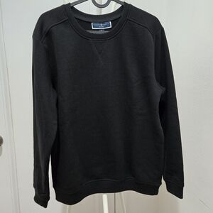 Karen Scott Black Crewneck Sweatshirt